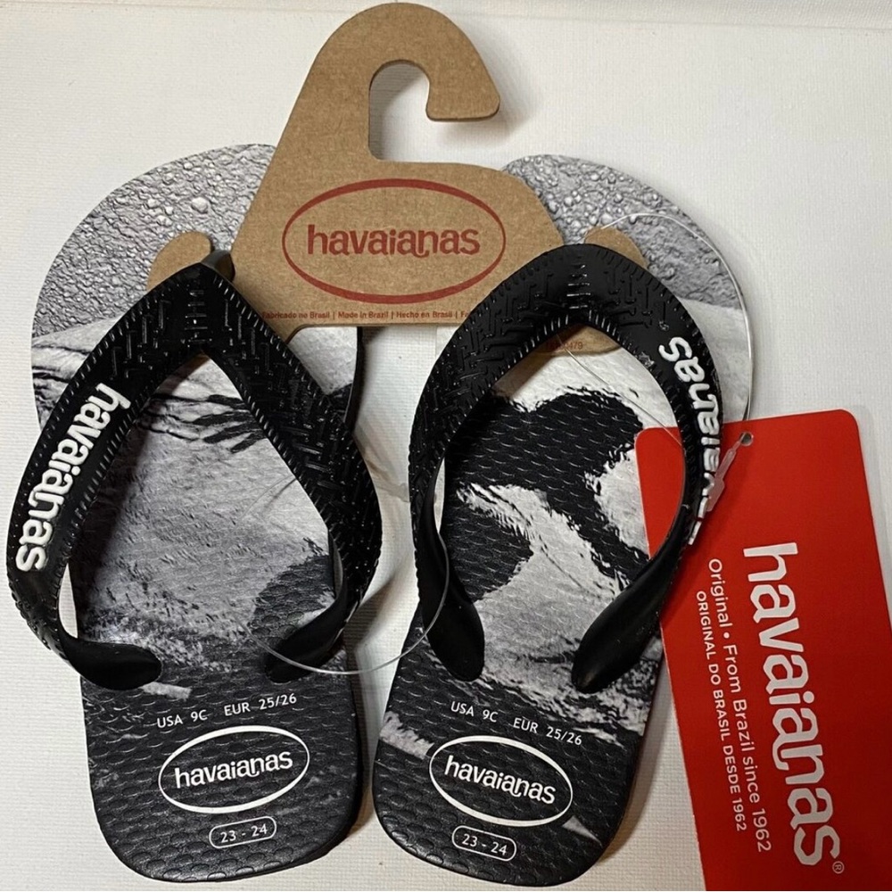 NWT Havaianas Baby Boy Flip‎ Flops Size 9C